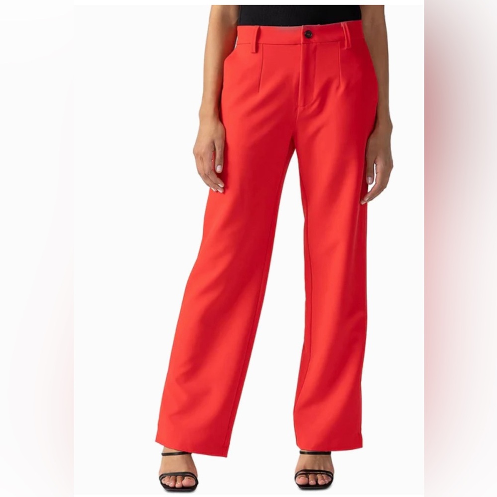 NWT red sanctuary noho trouser slacks with slit up leg